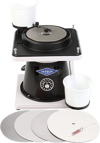 Hi-Tech Diamond 6 "All-U-Need de cristal pulido pulido máquina de pulido de pulido de cristal, incluye kit de accesorios