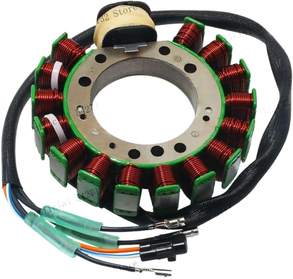 Ignition Stator Coil Rotor Assembly Compatible with M115A M120A M120A2 M140A M140A2 115HP 120HP 140HP Generators - Replaces Part Numbers 3C7-06123-0 and 3C7061230