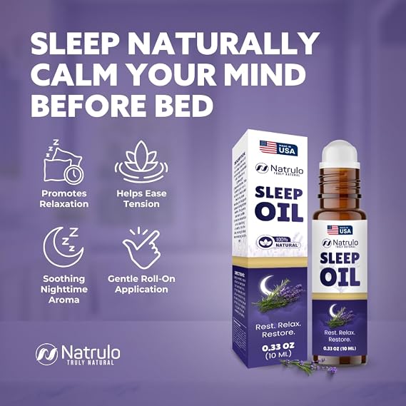 Sleep Oil Roll On Lavender Essential Oil Roll On for Relaxation & Calm