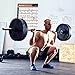 BARBELL WORKOUT EXERCISE POSTER LAMINATED - Home Gym Weight Lifting Chart - Build Muscle Tone & Tighten - Strength Training Routine - Body Building Guide w/Free Weights & Resistance - 20