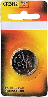Lightweight CR2412 Batteries 3V Lithium Coin Cell Battery Ideal for High Energy Electronics and Automotive Keys