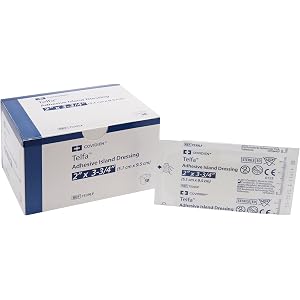 7539Lf Telfa Island Wound Dressing, Latex Free, Sterile Gauze 2 X 3-3/4", Adherent 50per Box. 7539Lf by