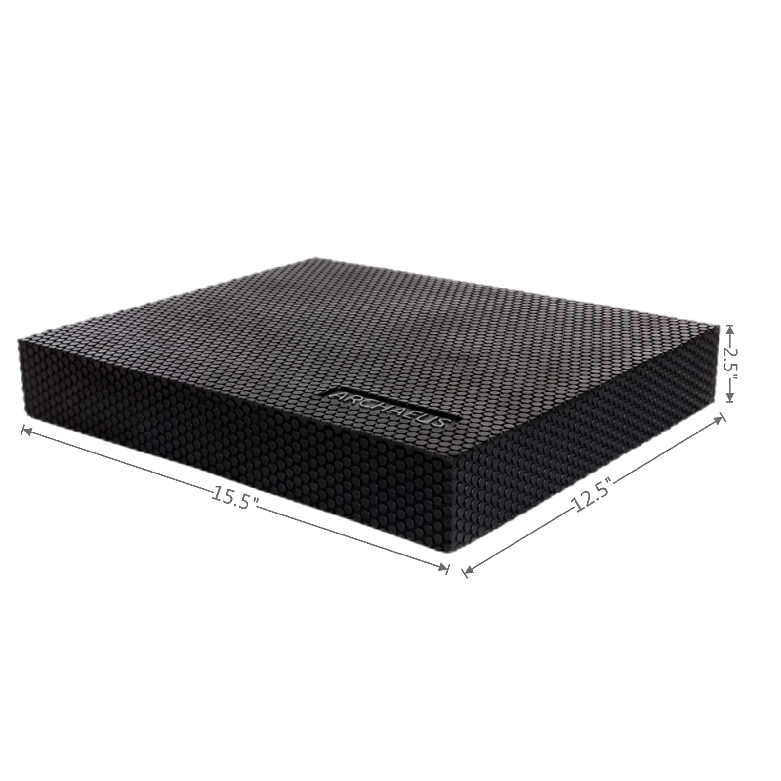 Almohadilla de equilibrio, almohadilla de espuma, almohadilla de equilibrio de espuma, terapia física, ejercicio de rodilla y tobillo, almohadillas de equilibrio para terapia física (negro