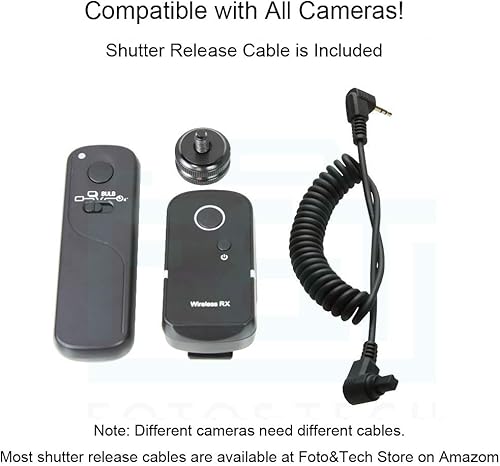 Miniatura 10 de Foto&Tech 360 Cualquier ángulo 328.1 ft Control remoto inalámbrico disparador de disparador (compatible con Olympus E-M5 Mark II, E-M5, E-M1, E-M10,