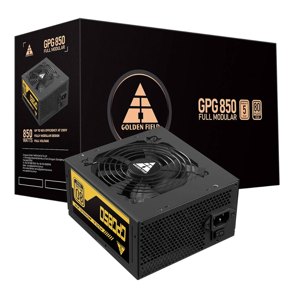 Golden field GPG850 ATX850W gold電源 Amazon.com: GOLDEN FIELD Fuente de alimentación GPG850, 850W