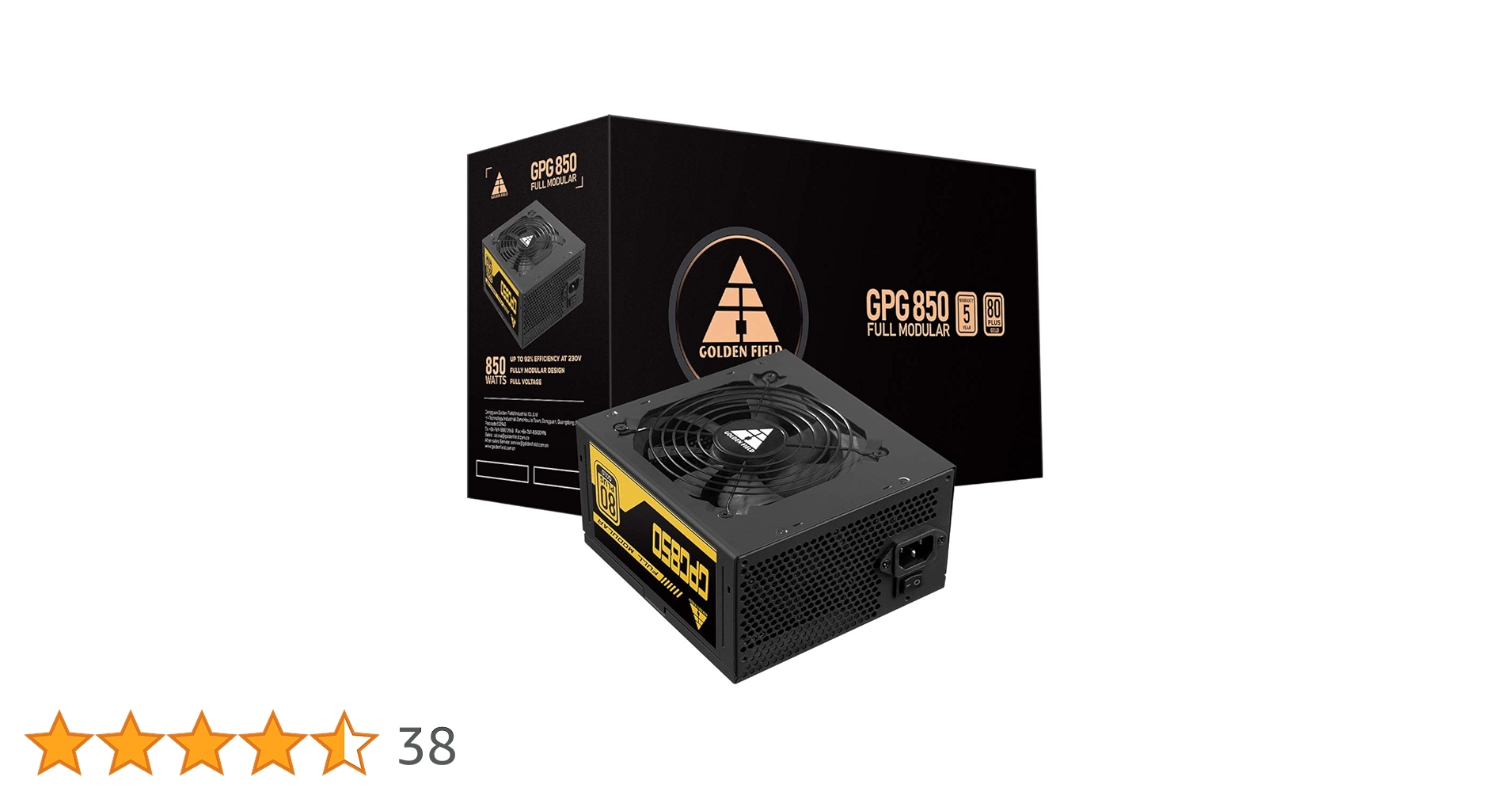 Golden field GPG850 ATX850W gold電源 Golden field GPG850 ATX850W gold電源