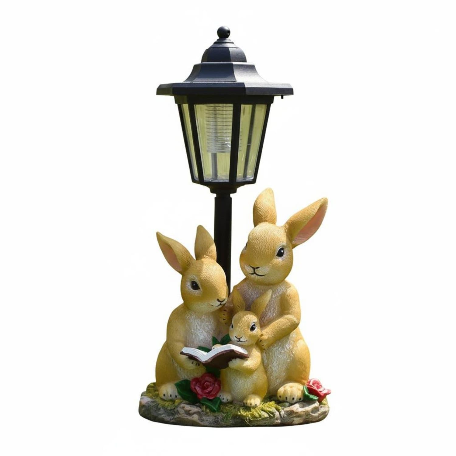 Weather Resistant Creature Figurine Path Light Handmade Solar Garden Figurine Light Resin Statue Solar Lamp for Yard, Patio, Walkway, Ld-003-image-27