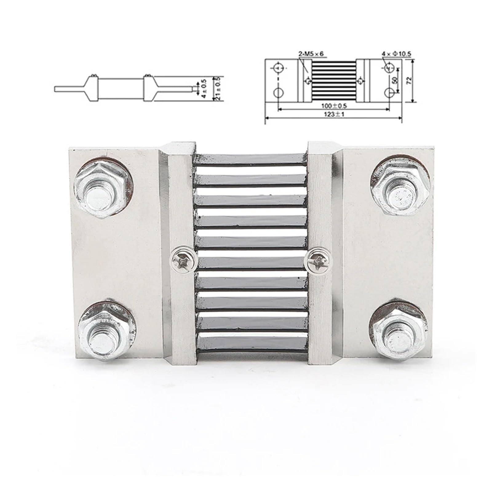 CHBMSS External Shunt 1000A 75mV Current Meter Shunt Resistor for Digital Ammeter Voltmeter Wattmeter