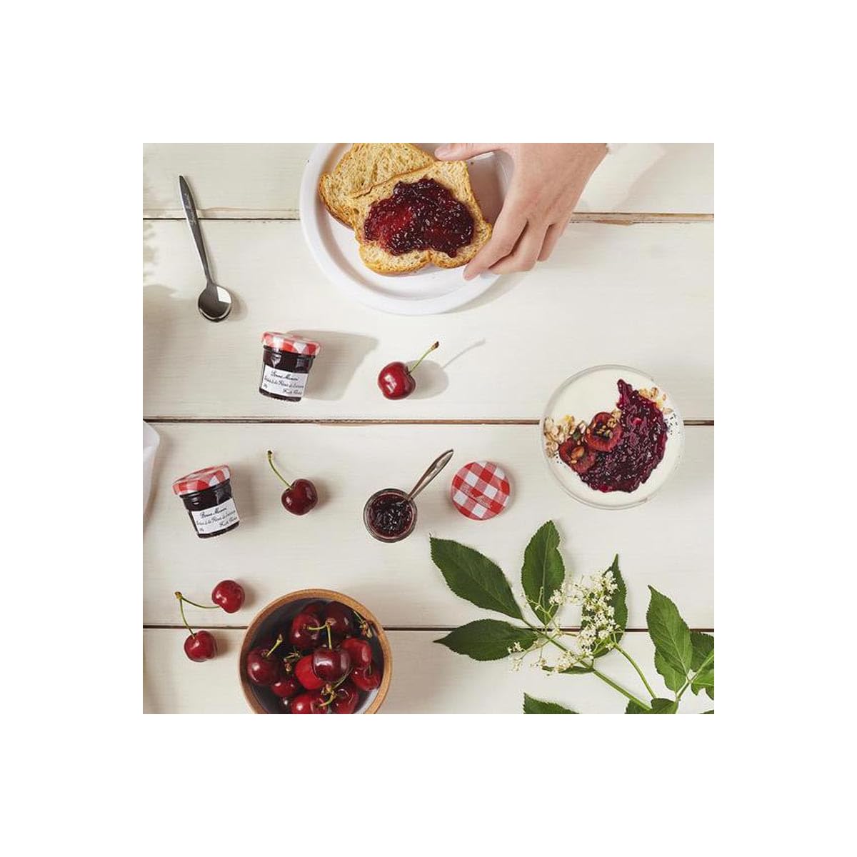 Bonne Maman Pot Confiture Cerise 15 x 30 g