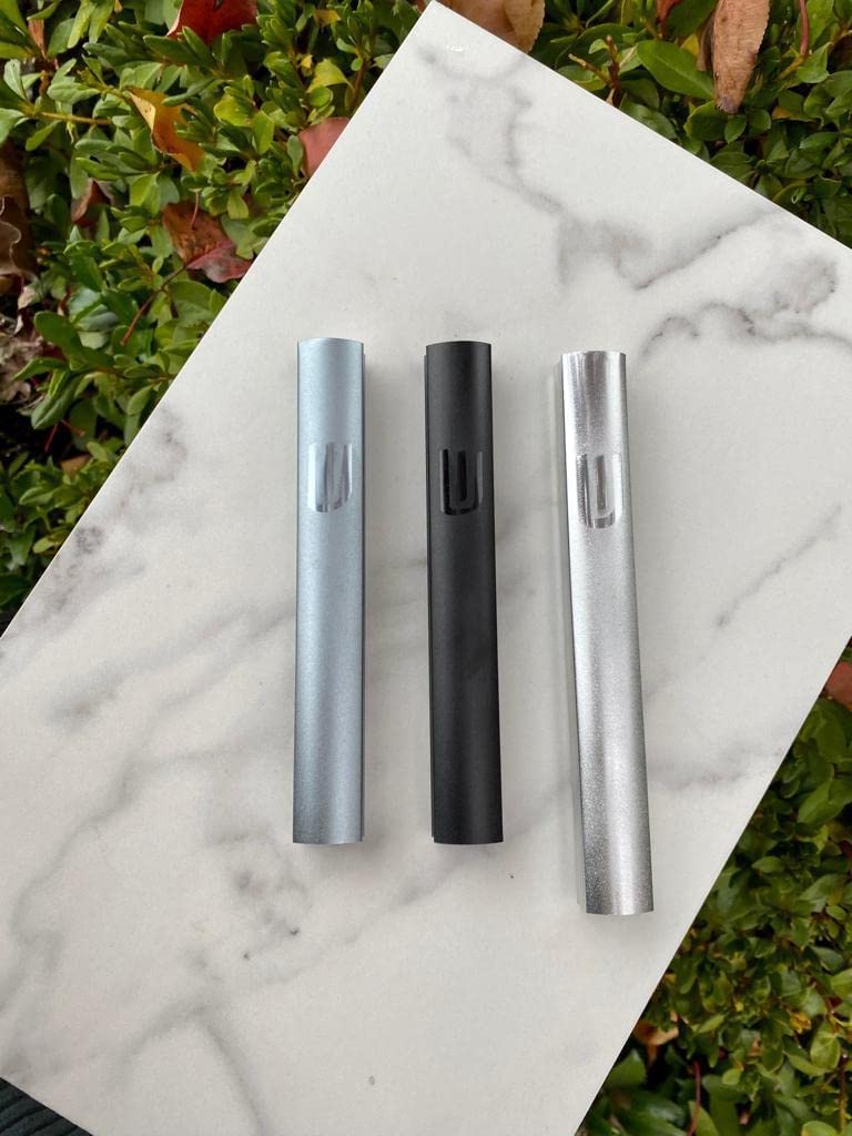 A&S Mezuzot Aluminum Waterproof Case Peel & Stick Easy Installation Home Blessing (Silver, 3)