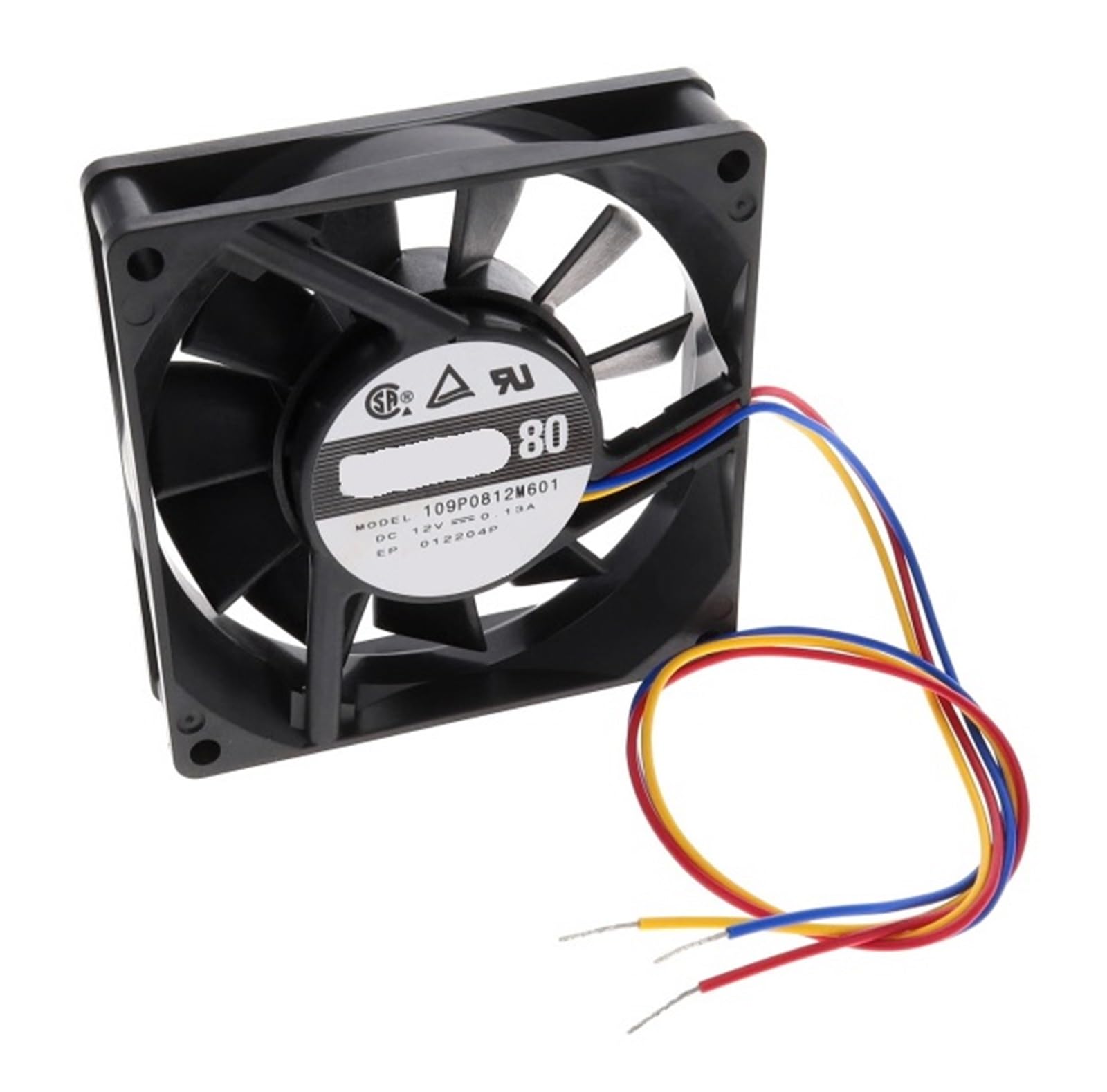 Lzikkgki One Color 109P0812m601 12Vdc Fan 80X80x20mm 1.56W 3Wire 2300Rpm
