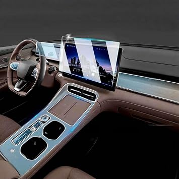 Car Interior Center Console Media Dashboard Navigation TPU Protector Film Anti-Scratch, for Chery FULWIN T8 2025