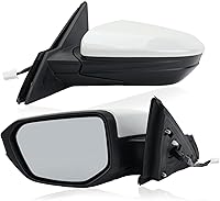 Vista 30 de Espejo Lateral del Lado del Conductor Compatible con Honda Civic 2016-2021, Espejo Lateral Izquierdo con Calefacción, Reemplazo# 76258TBAC02ZA