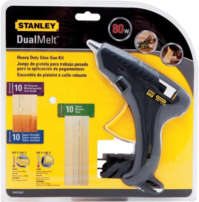 Stanley Electric Glue Gun, 80W, 0.45 in., Trigger