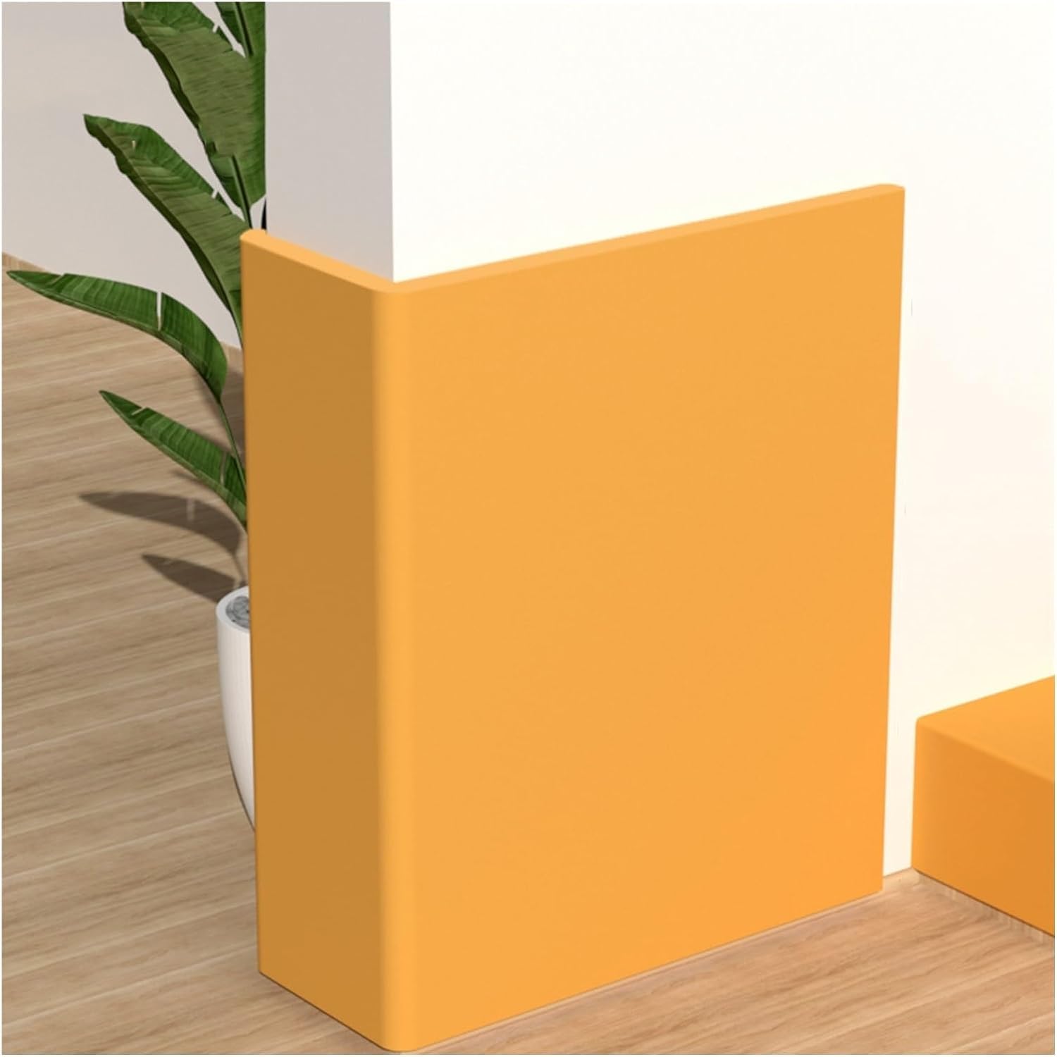 Tianqihao Orange Garage Wall Protector Garage Door Wall Guards, Garage Wall Edge Guards, Parking Garage Wall Corner Protectors For Studio Stadiums Gyms For Parking Gar,-10M