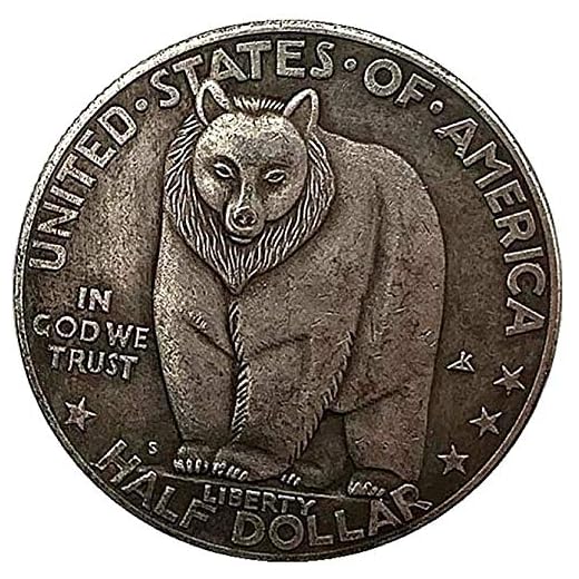 1936 Stray Bear präglad Antik koppar Gammalt silver Jubileumsmedalj Samlarmynt Craft Building Bridge Myntmynt COPYSouvenir Novelty Myntmyntgåva