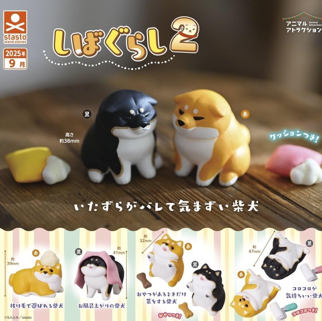 Amazon | スタンドストーンズ【しばぐらし2 全8種セット】柴犬