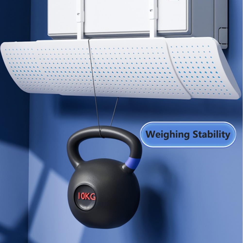 Condizionatore Deflettore di Ventilazione Aria Retrattile | Anti-soffio Diretto, Regolabile Paravento Climatizzatore Universale, Filtro in Cotone, Ruotabile a 180°