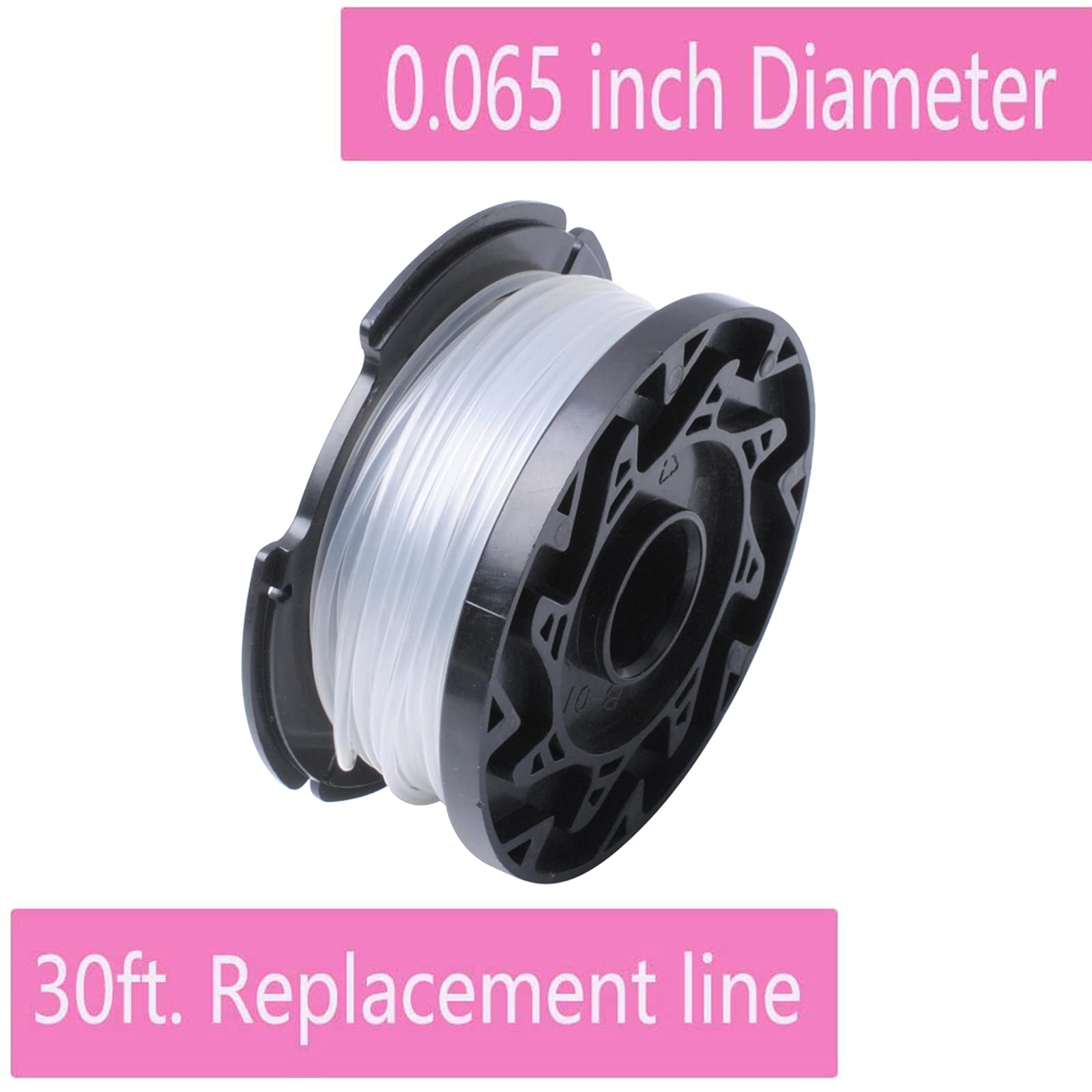 Spulen-Set Für Black & Decker Rasentrimmer – 1 Deckel, 3 Spulen, 1 Feder, Kompatibel Mit AF-100, ST5530 Uvm.
