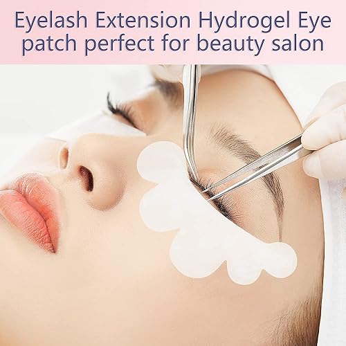 Miniatura 4 de 50 pares de almohadillas de gel para ojos, parches sin pelusa para extensiones de pestañas, kit de herramientas de belleza de máscara de ojos