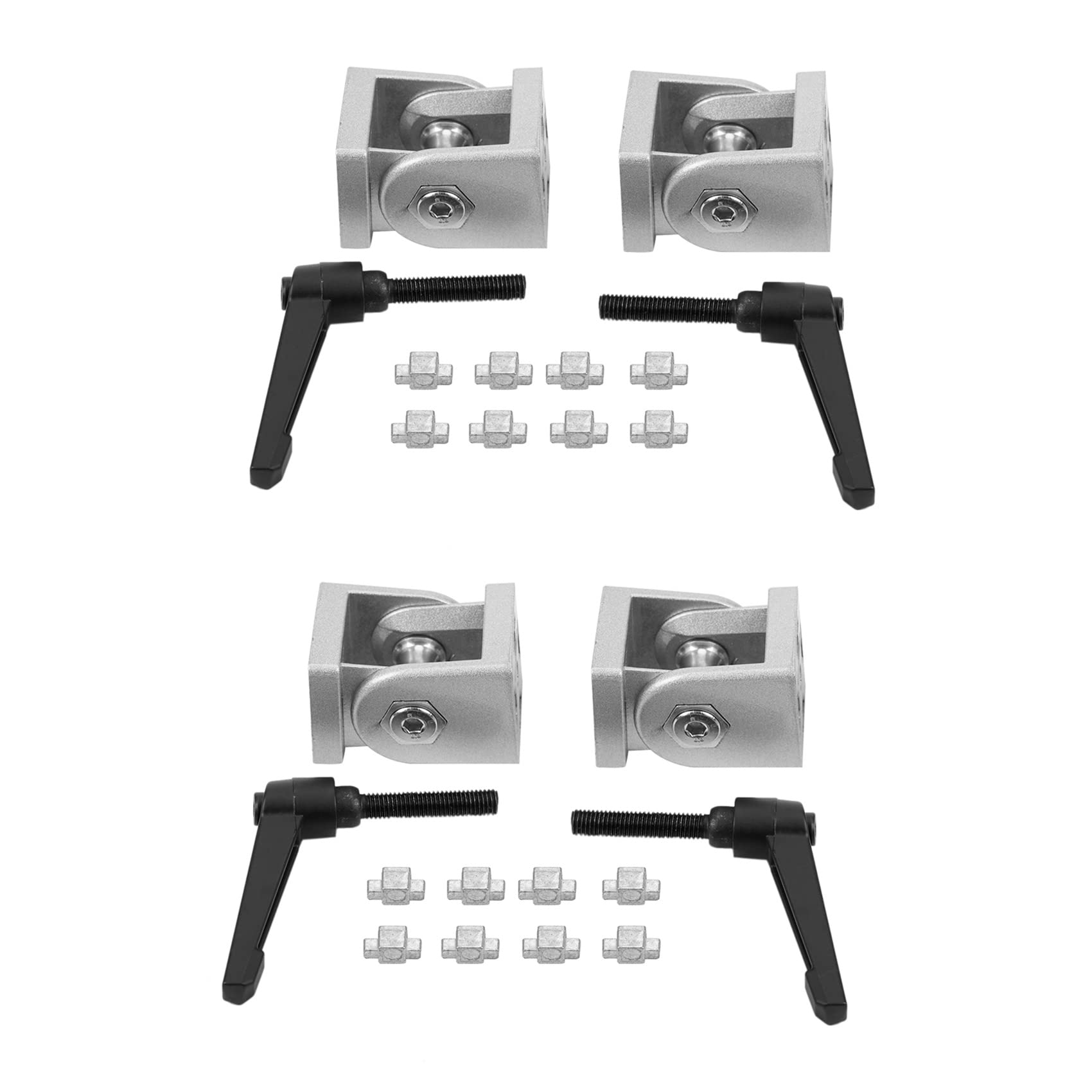 Buy Monumen 4 Units Die Cast Aluminium Flexible Pivot Joint Connector