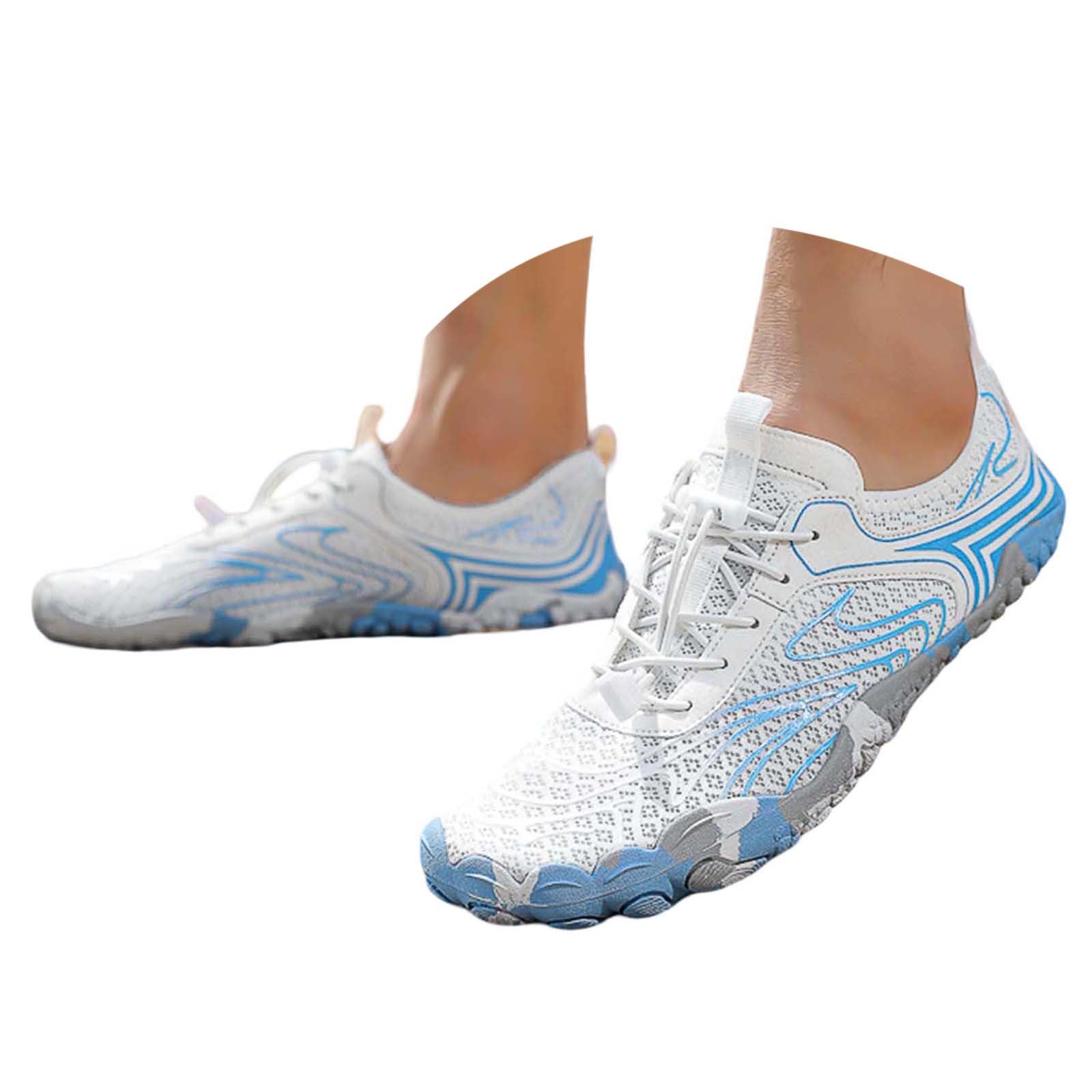 Scarpe Scoglio Uomo Scarpe da Scoglio Ciabatte Vela Donna Corsa Sandali Mare Spiaggia Barca Scarpette per Acquatiche Acqua Lago Scogli 40 Antiscivolo Scarpetta Il Bianche Trasparenti Correre Stare in
