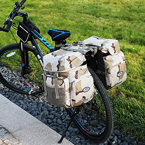 Ztz Bike Bags For Bicycles Rear Rack, Waterproof Rear Bike Rack Bag With Rain Cover And Reflective Trim(Waterproof, Roll-Up) #TOP5