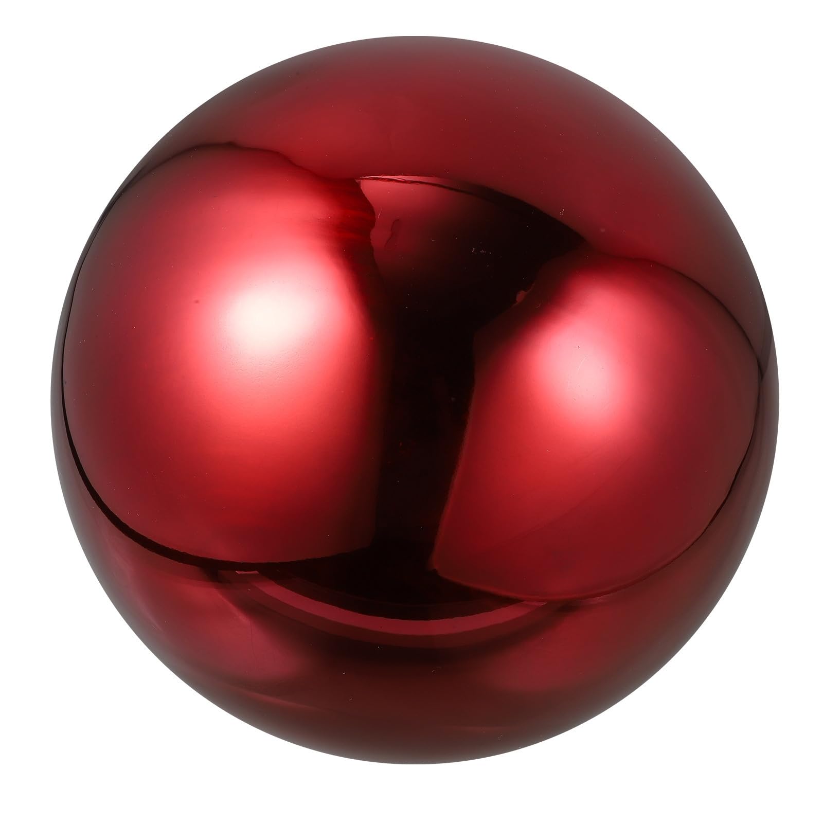Boule miroir rouge extérieur et intérieur pour sublimer votre jardin