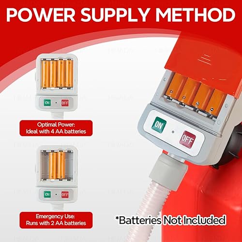 Miniatura 13 de HiNADA Bomba de transferencia de combustible de parada automática: USB tipo C o alimentación de batería, portátil de 3.2 GPM con manguera extra