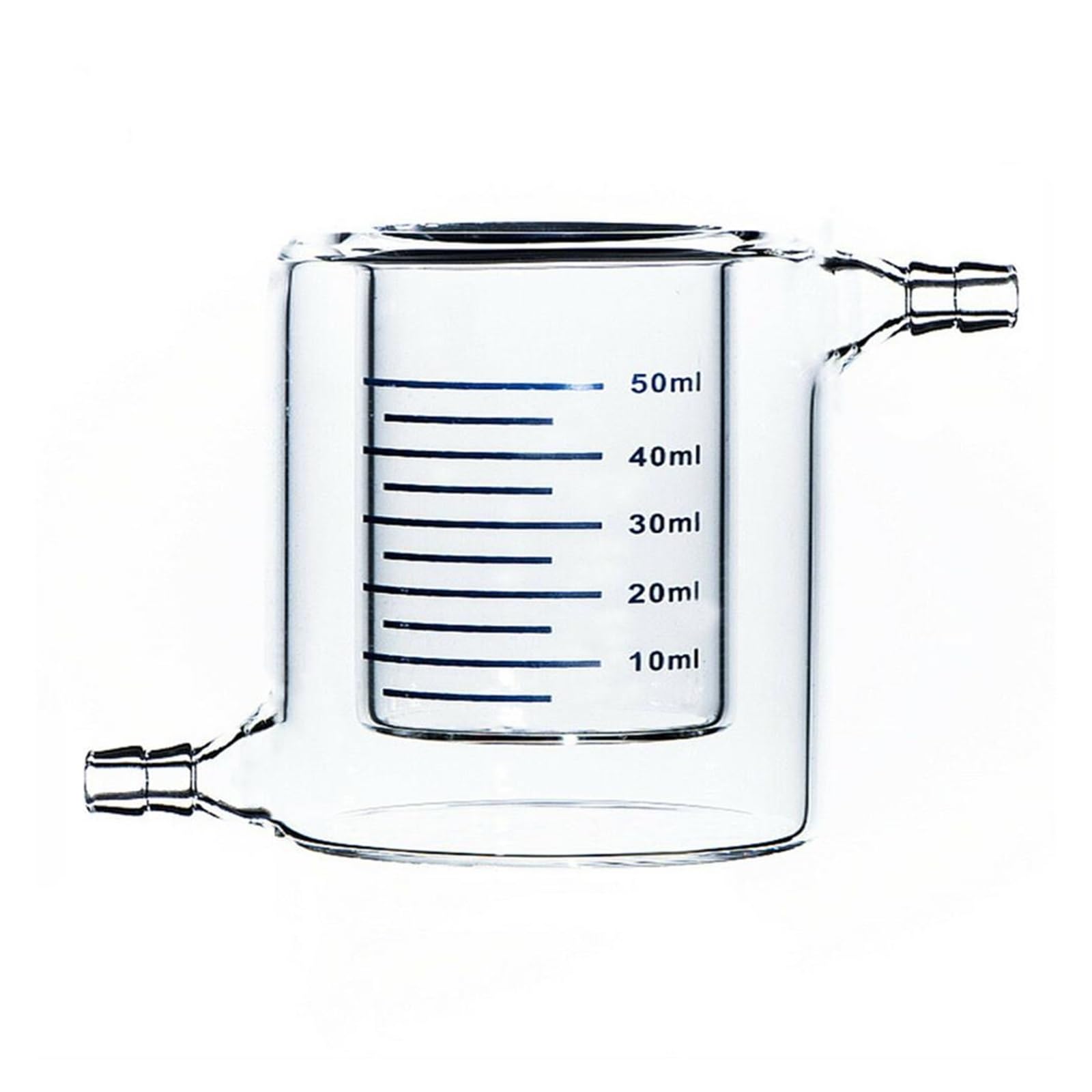 YYJzsw Recipiente Con Camisa De Química De Laboratorio De Vaso De Precipitados De Vidrio Con Chaqueta De 50 Ml