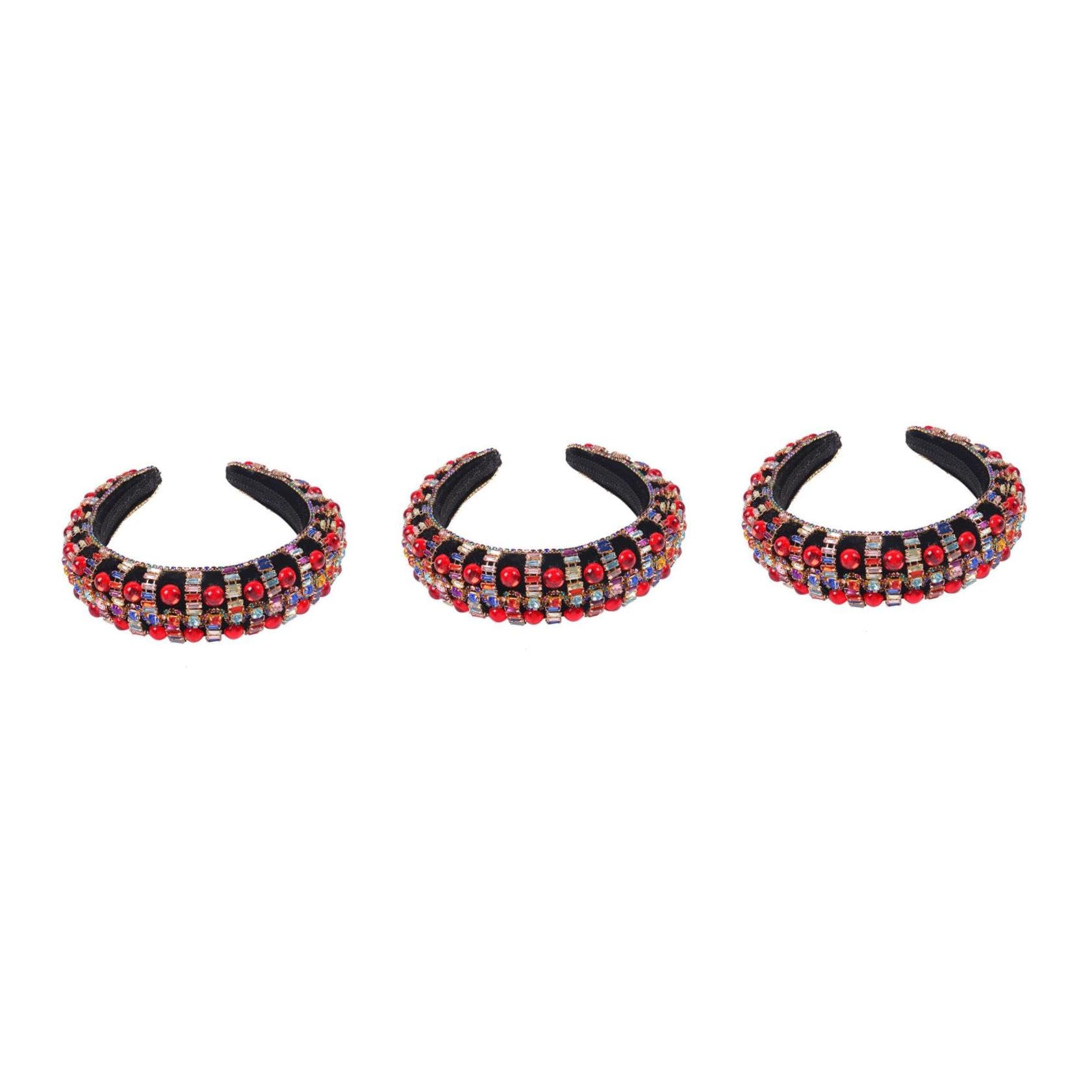 Healeved 3pezzi Cerchietto Elegantper e Accessorio Per Matrimonio Retro Per e Damigelle