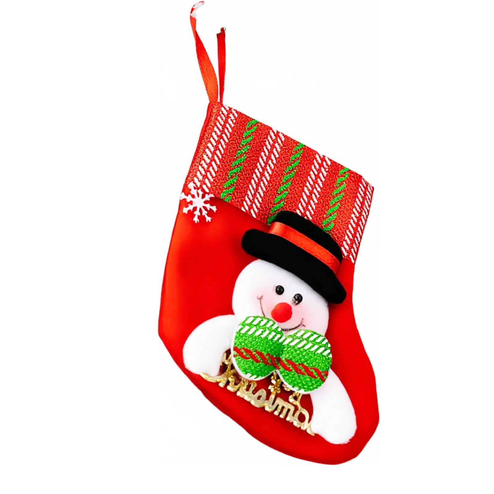 Christmas Stockings, Gift Bags, Candy, Snowman, Deer Decorations