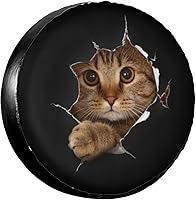 Vista 8 de Y así comienza la aventura Cubierta de neumático de repuesto Cubierta de rueda de neumático para autocaravana Cubiertas de rueda de neumáticos