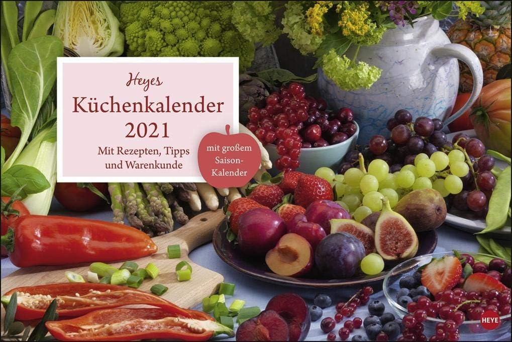 Amazon.com: K&uuml;chenkalender Broschur XL - Kalender 2021