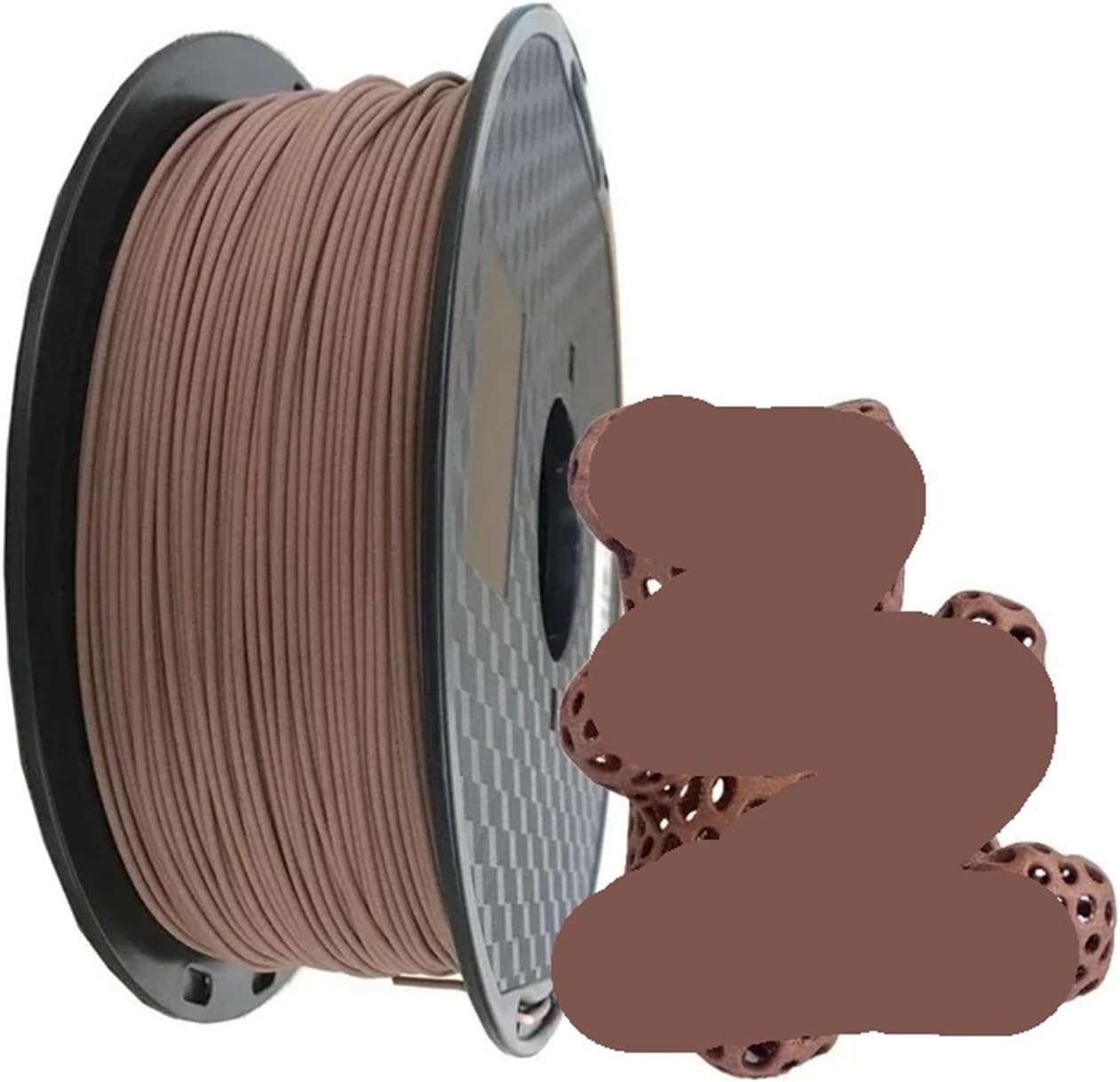 3D Printer Filament Wood PLA 1.75mm 1KG Printing Materials 250G Plastic Wooden Filamento(Light wood-500g)