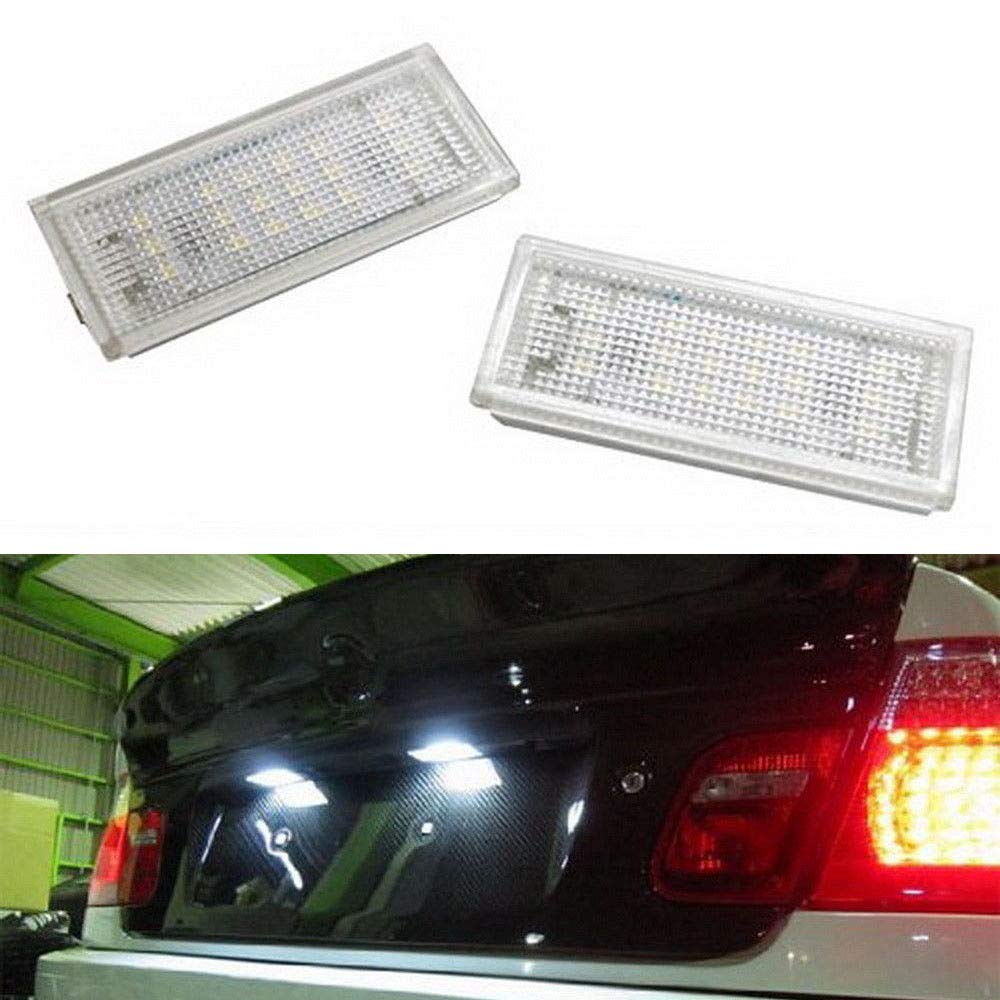 iJDMTOYOem-Fit 3W Full Led License Plate Light Kit For 2004-06 Bmw E46 325Ci 330Ci M3 2-Coor Coupe, Powered By 18-Smd Xenon White Led