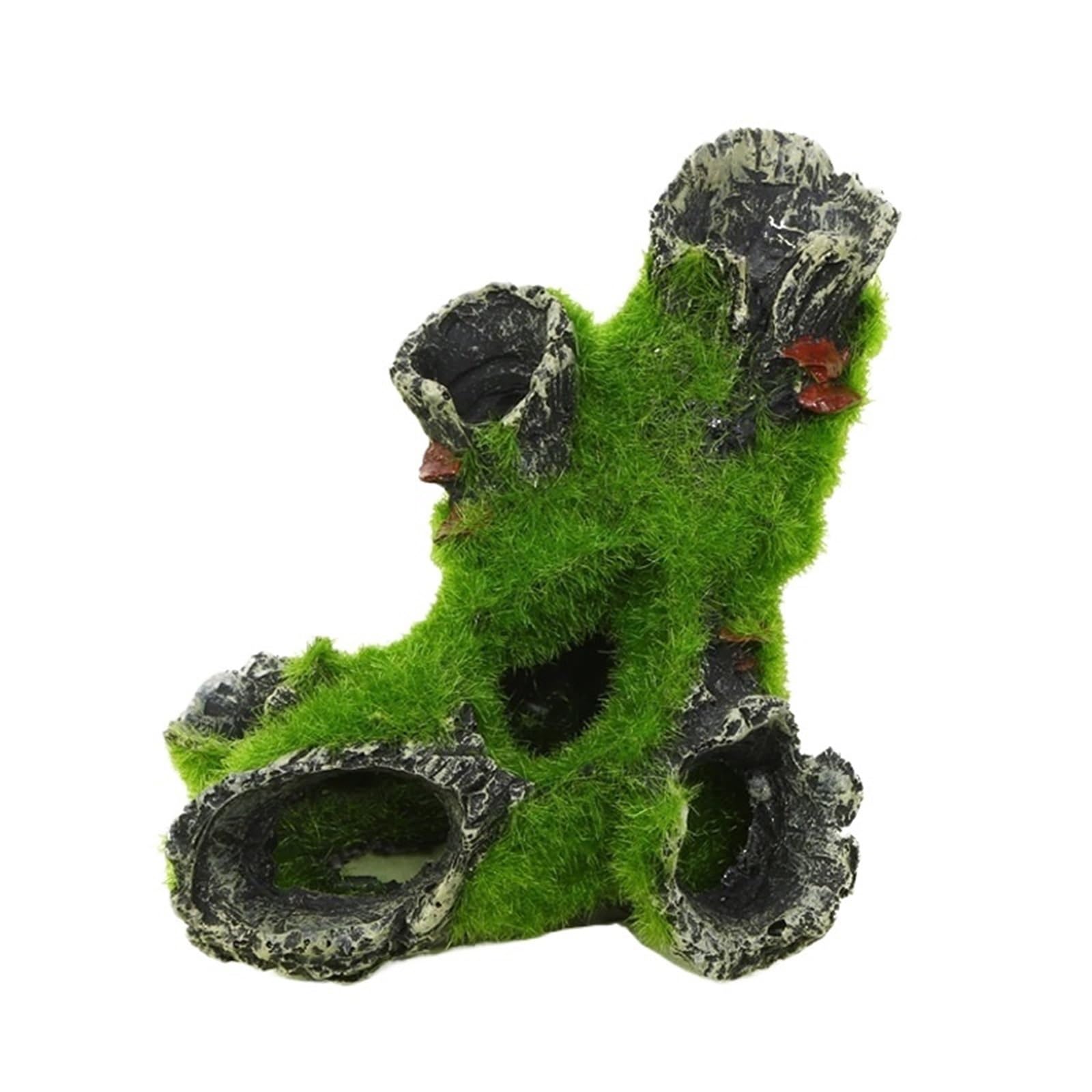 AYWTIUN aquarium ornaments 1PC Aquarium Tree Trunk Resin for Fish Tank Decoration for Hiding Shrimp and Landscape Rock Cave