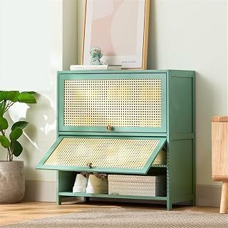 Portable Shoe Rack Organizer with Dustproof Cover - Lightweight Shoe Cabinet for Entryway & Office Storage Solutions - Space-Saving Design for Home Organization