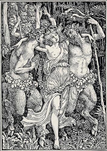 Tableaux Pour la Décoration de la Chambre à Coucher Poster Walter Crane Toile Poétique