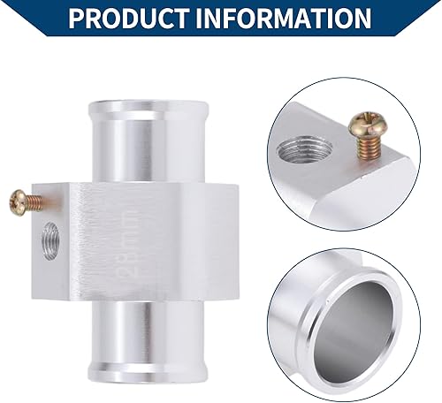 Miniatura 7 de ACROPIX Kit de sensor universal de temperatura de agua de 12 V24 V, adaptador de tono plateado de 18 "NPT 1.10" 150'F encendido - 135'F apagado para