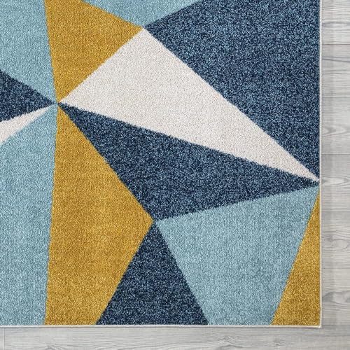 Image of Shaggy Carpet for Living Room 7 X 10 FEET Fluffy Plush Area Rug, Thick Fur Floor Carpet Modern Cozy Rug for Home Decor, Kids Room Bedside Hall, Durable Comfortable Shaggy Rug (Sky)
