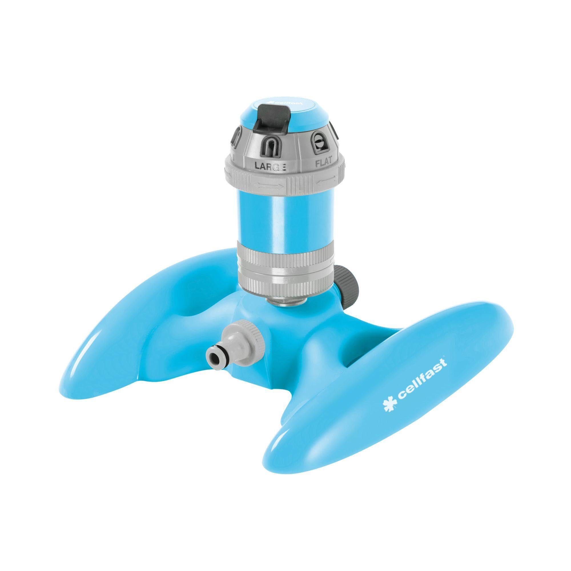 Cellfast Sector Sprinkler POWER тт IDEAL™, 6 Functions, Standing Base, Adjustable Full or Part Circle, Coverage up to 346m², 52-066