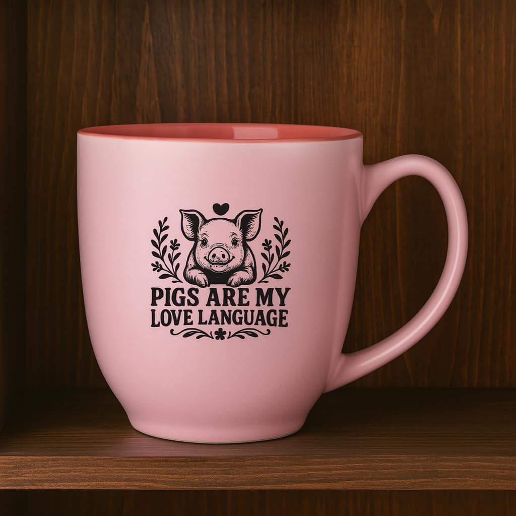 Cute Mugs for Piggy Parents, Farm Pet Lovers, Pig Moms, and Micro Farmers (Pigs Are My Love Language) - Image 7