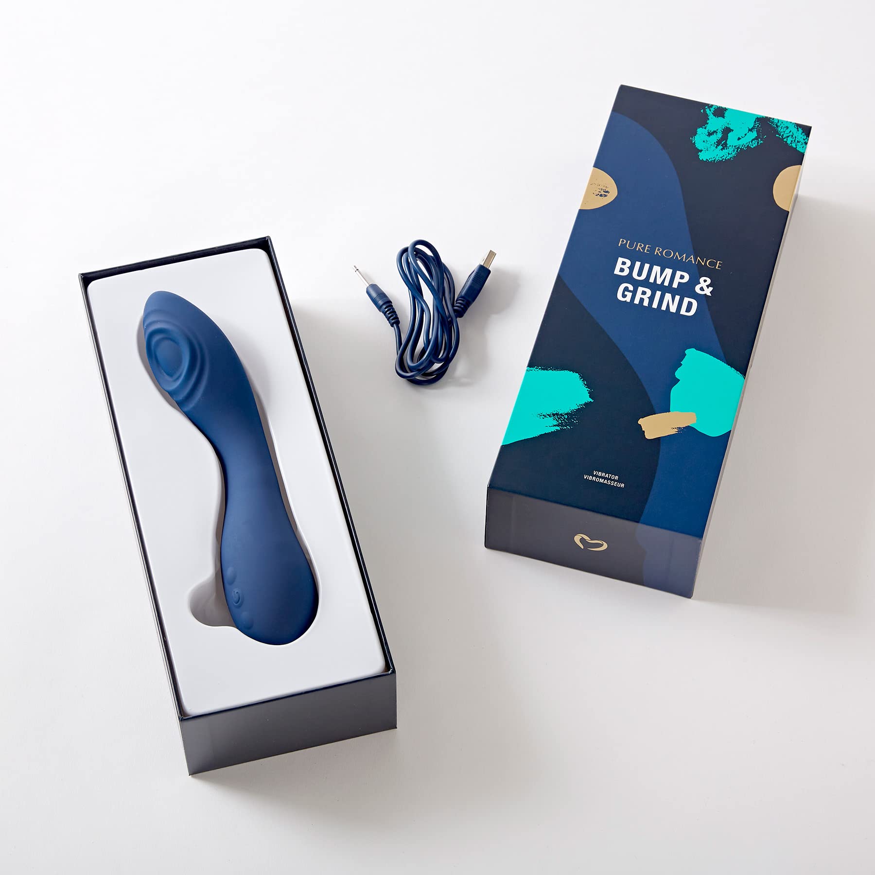 Amazon.com: Pure Romance Bump & Grind | 10 Function G-Spot Vibrator with  3-Speed Thumper