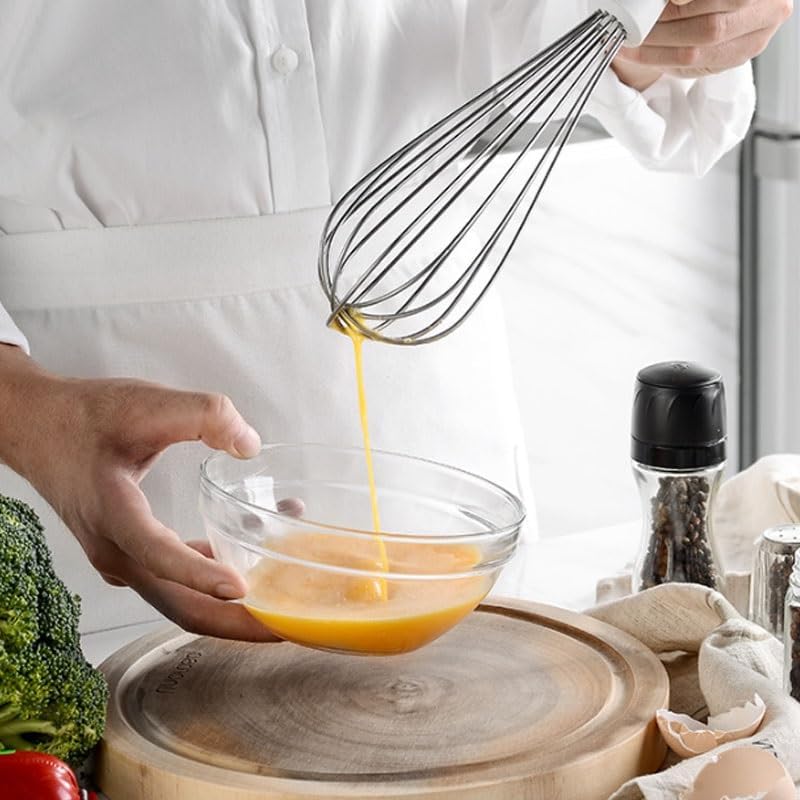 12 Piece Kitchen Tool Set with A Milky White Wooden Handle Silicone Kitchenware