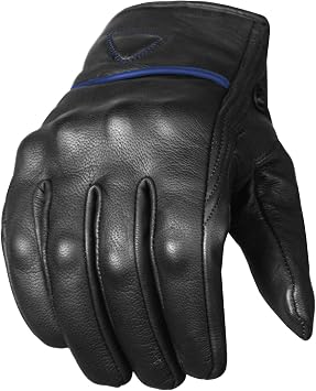 COMMUTER Motorcycle Gloves Premium Leather for Men Motorbike Riding Gloves