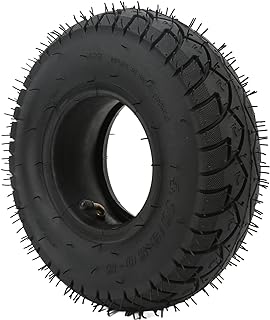 Pneu de Scooter Elétrico Com Câmara de Ar, Roda de Substituição de Scooter de Borracha 4.10/3.50-5, Pneu Pneumático Espessado para Roda de Carrinho de Scooter Elétrico