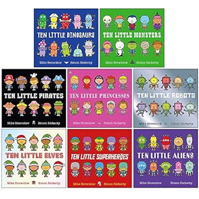 Ten Little Series Collection 8 Books Set By Mike Brownlow