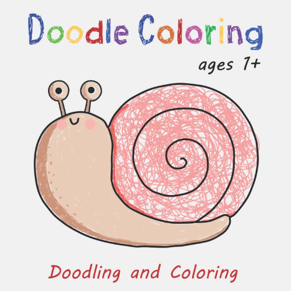 Doodle Coloring Book: Toddler Coloring book with 50 great images for girls and boys to scribble and color their first objects