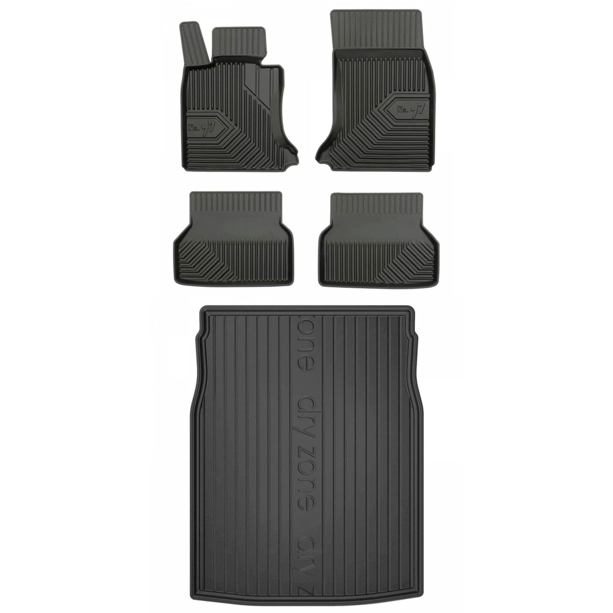 MOTOS Rubber Mats for BMW 3 Series E90 2004-2012 Improve the Comfort of Your Travels with the Non-Slip Carpet Car No.77- Multi-Season Car Mats — view 235